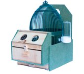 Jaula Perdices de Reclamo con Soporte y Bebedero 26x35.5x44 cm