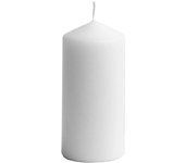 Pack x 2 unidades Vela Natural sin Aroma Combustión 45 horas BLANCO Alto 15cm - SpazioLuzio