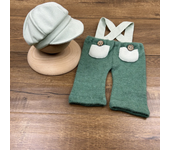 Original Baby Costumes Romper Newborn Photography Props Hat Overalls Baby Photo Accessories Christmas Baby Clothing Photo Outfit