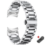 No Gaps Stainless Steel Strap for Samsung Galaxy Watch 6 Classic 43 47mm 6/5/4 40 44mm Metal Band Quick Fit for Watch 5Pro 45mm