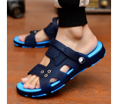 Male Fashion Light Weight Anti Skid Beach Plus Size Sandals Men Cool Comfort Spring & Summer Sky Blue Shoes Man Sandals A159