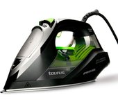 Taurus Plancha 3000W, Elimina Virus y bacterias, Punta de precisión, regulador de Vapor y Temperatura, antical Recargable, Suela anodizada ultradesliante, Negro