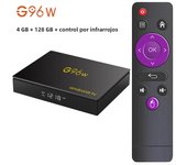 G96W Android 13 Amlogic S905W2 Quad core 4GB128GB Smart TV Box 8K Ultra HD Google Assistant DUAL 2.4G5G Streaming Media Player