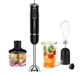 Procesador de alimentos multifuncional enchufable de 400 W, batidora de mano electrónica desmontable, 4 combinaciones, molido rápido de carne, cuchilla para mezclar - Marca Sokany