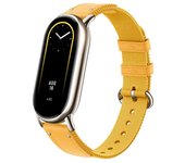 Original Strap for Xiaomi Mi Band 8 Bracelet Fashion Leather Replacement Wristband Miband 8 NFC nylon pulseira Mi Band 8 9 band