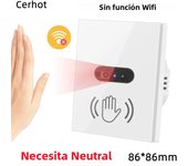 Cerhot EU Tuya WiFi Smart Switch Wave Senssor Move WiFi Switch Infection light Switch No Need Touch IR Motion Activated Switches