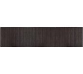 vidaXL Alfombra rectangular bambú 70x300 cm Color Negro,  Natural,  Marrón y mas Alfombras de área  Alfombra de Piso para Sala de Estar Dormitorio Habitación Salón