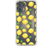 Funda Silicona Antigolpes para Motorola Edge 20 Lite diseño Limones Dibujos