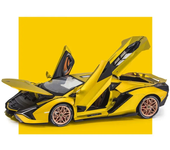 1:18 Lamborghinis SIAN FKP37 Supercar Car Model DieCast Alloy Boys Toys Cars Diecast Toy Collectibles Kids Car A245