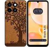 Tumundosmartphone Funda Silicona para Zte Blade A35 / A55 diseño Cuero 03 Dibujos