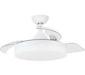 Ventilador de Techo Orbegozo Elegance CP 122105 - Motor DC - Aspas Retráctiles - Luz LED Regulable