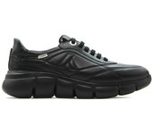 Callaghan 64700 Zapato casual de cordón elástico,suela de goma,liso,plantilla extraible,de piel,sneakers, para señora