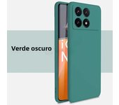 Silicone Phone Case for Xiaomi POCO X6 Pro Original Square Liquid for Xiaomi POCO X6 Pro Soft Lens Shockproof Back Cover Housing