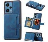 For Redmi 12c 11a Note 12s 12r 11s 11 s 11e Pro Poco X5 RFID Block Leather Card Case For Xiaomi Redmi Note 12 Pro 5G Back Cover