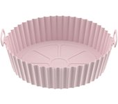 Ollas de silicona para freidora de aire Revestimiento de silicona reutilizable para freidora de aire Cesta Revestimiento de silicona de grado alimenticio resistente a altas temperaturas