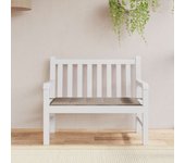 vidaXL Cojín para banco de jardín tela Oxford 120x50x3 cm en color Rojo/Verde/Taupé y más | acolchados duraderos para sofás de jardín terraza exterior