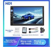 2Din 7" Universal Car Radio Carplay Android Auto Multimedia MP5 HD Touch Screen Video Player Car Stereo BT USB TF FM All In One