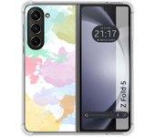 Funda Silicona Antigolpes para Samsung Galaxy Z Fold 5 5G diseño Acuarela 11 Dibujos