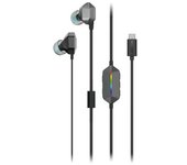 Lenovo - Legion E510 Auriculares Alámbrico Dentro de oído Juego USB Tipo C Gris GXD1N40797