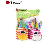 Correa de muñeca decorativa relajante para bebé Sozzy, correa de reloj, calcetines sonajero para recién nacidos, juguete educativo para bebés de 0 a 1 años