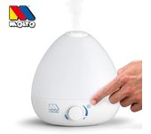 HUMIDIFICADOR  MOLTO con luces multicolor y apto para esencias ULTRASONICO de vapor frio