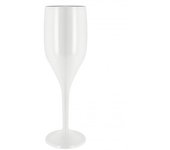 MONOUSO | Copa Durable SAN Blanca para Cava 150ml (6 Uds)