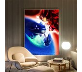 1pc Hot cool cartoon characters Sonic Hedgehogs Poster HD Posters Home Room Bar Cafe Decor Art Wall Painting Picture
