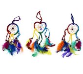 Atrapasueños Bali aro mediano - Arcoiris