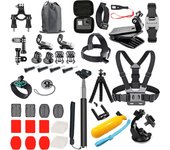 Action Camera Accessories Set For Gopro Hero 12 11 10 For Xiaomi Yi Insta360 X4 X3 Case Kit Strap Mount Selfie Stick Motorcycle