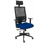 Silla de Oficina con Cabecero Piqueras y Crespo B10CRPC Azul marino