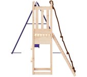 vidaXL Parque infantil de exterior madera maciza de pino