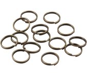 50-200pcs/lot 4 6 8 10 12 mm Open Jump Rings Double Loops Gold Color Split Rings Connectors For Jewelry Making Supplies DiY