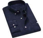Spring Autumn Men's Fashion Jacquard Weave Shirt Casual Slim Fit Long Sleeve Shirts Mens Cotton Business Office Shirts 5XL