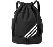Deportes mochilas ligero cordón mochila gimnasio bolsa de viaje regalos para las mujeres mens