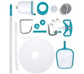 Bestway Kit Mantenimiento Piscina Conex. Depuradora Palo 279 cm Piscina y Jardin 58237