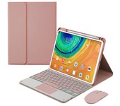 Touchpad Backlit Keyboard for Xiaomi Pad 6 Keyboard Mi Pad 6 Pro Keyboard Case 11 inch Fabric with Pen Holder Cover
