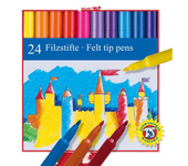Faber-Castell Estuche Cartón 24 Rotuladores Escolares