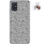 Tumundosmartphone Funda Gel Tpu para Samsung Galaxy A51 diseño Letras Dibujos