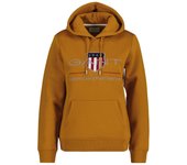 GANT Sudadera Mujer - REGULAR ARCHIVE SHIELD HOODIE, sudadera con capucha, logo Regular Archive Shield Hoodie