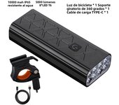 Bicycle Light Front 5000Lumen Bike Light 10000mAh Waterproof Flashlight USB Charging MTB Road Cycling Lamp Bike Accessories