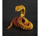 Juguetes de serpiente impresos en 3D, juguete de serpiente misterioso sorpresa de 24 pulgadas, artilugios de serpiente flexibles para aliviar el estrés, perfectos para la decoración de la oficina en el hogar, ideales para coleccionistas y entusiastas de F