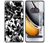Funda Silicona para Realme 11 Pro / 11 Pro+ Plus 5G diseño Snow Camuflaje Dibujos