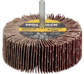 Wolfpack Abanico Lija Grano 120 80x30mm para Taladros/Atornilladores