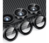 3Pcs Camera Lens Film Back Tempered Glass For Samsung Z Fold 4 5 6 Metal Ring Protector