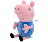 Peppa Pig Plush Pig Kids Toys High Quality 19CM Pet Dinosaur Teddy Bear Soft Stuffed Anime Figure Doll Children's Birthday Gifts