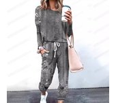 Women Clothing Sets Short Sleeve T-shirt+Pant 2Pcs 2024 Summer Camouflage Tie-Dyed Loose Tees Tops Sports Casual Suit New