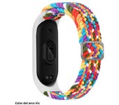 Bracelet for Mi band 6 7 Strap Elastic adjustable Nylon Braided Miband4 miband 5 correa Wristband for xiaomi Mi band 4 3 5 6 7