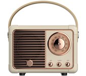 Altavoz Portátil con Bluetooth, Subwoofer de graves inalámbrico para Exterior, Estéreo para Coche, Mini Caja de Música Retro Para Ios/Android