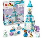 LEGO® DUPLO® | Disney Frozen: Fiesta en el Castillo de Anna y Elsa Juguete Construible, Divertida Construcción en Familia, Fomenta el Juego Simbólico en Bebés de 2 Años o Más 10455