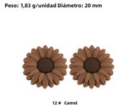 Kovict 5/15Pcs Daisy Sunflower Mini Silicone Beads DIY Pacifier Chain Bracelet Necklace Handmade Accessories For Jewelry Making